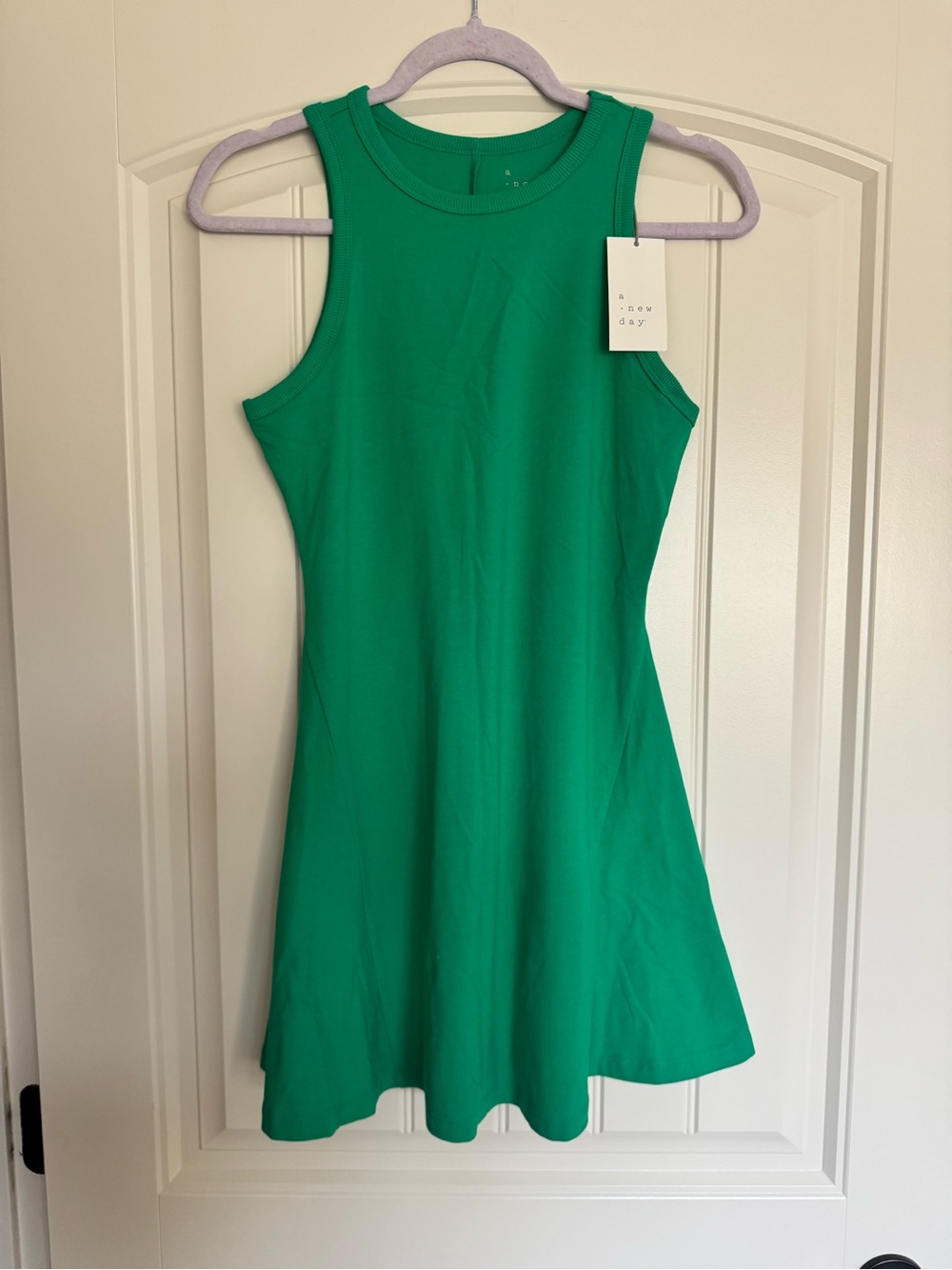 a new day Emerald Green Sleeveless Fit & Flare Mini Dress